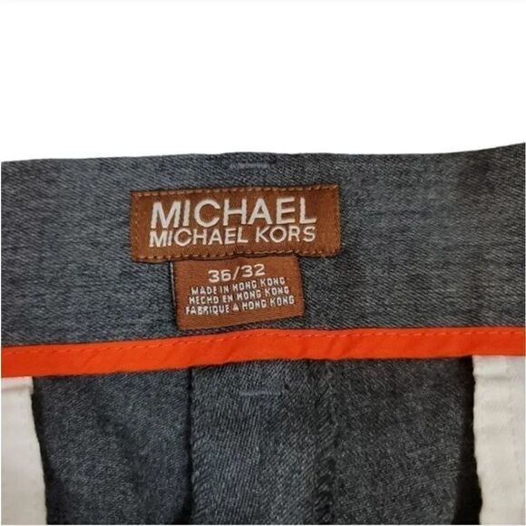 NEW Vintage Y2K Michael Kors Bryant Flat Front Classic Fit Relaxed Leg Trousers - Picture 9 of 12